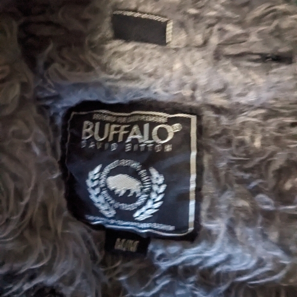 Buffalo David Bitton Mens Grey Reindeer Zipper Hoodie Sweater (Size Medium) - Picture 3 of 4